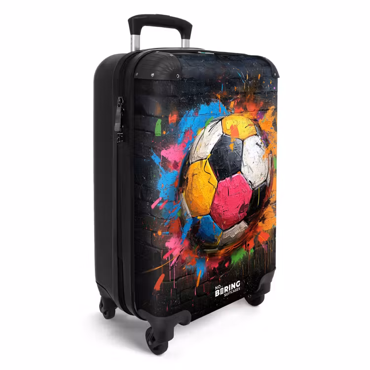 Suitcase - Graffiti soccer with bright colors — 4