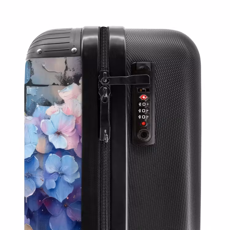 Suitcase - Hydrangea flowers in graffiti style — 5