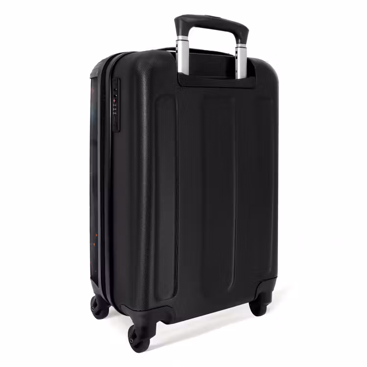 Suitcase - Panda with colorful coat and paint splatter — 2