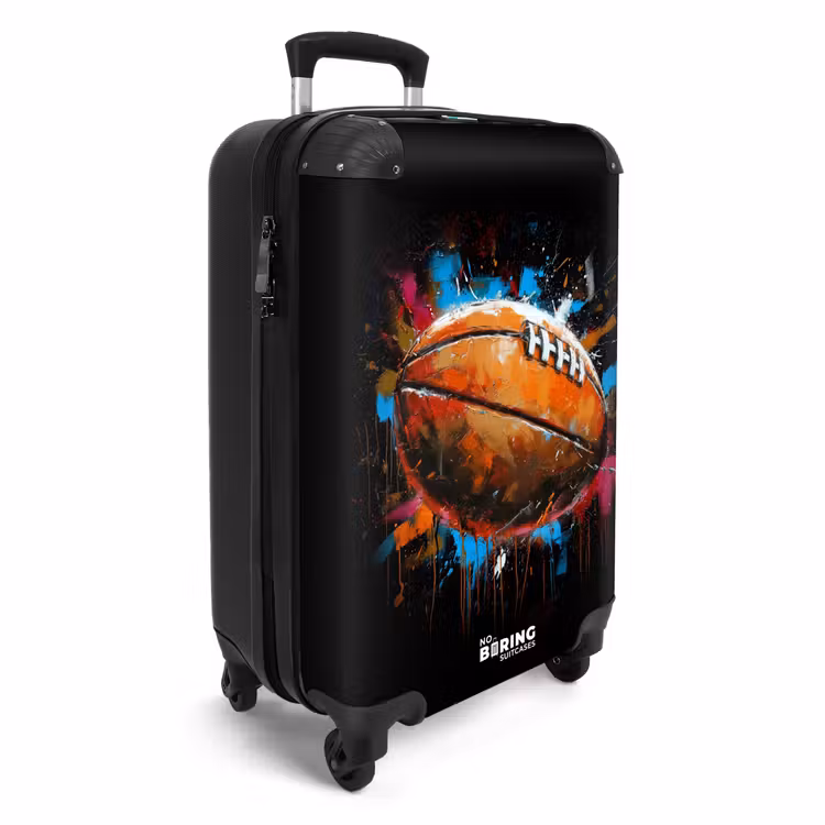 Suitcase - Rugby ball surrounded by graffiti — 4