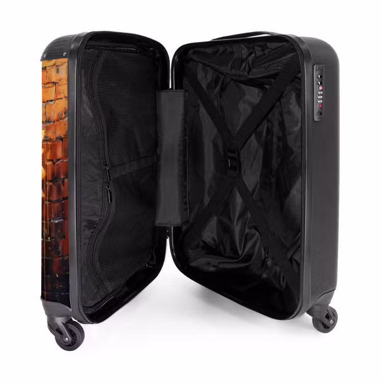 Suitcase - Sunflower in graffiti style — 3