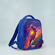 Blue kids backpacks