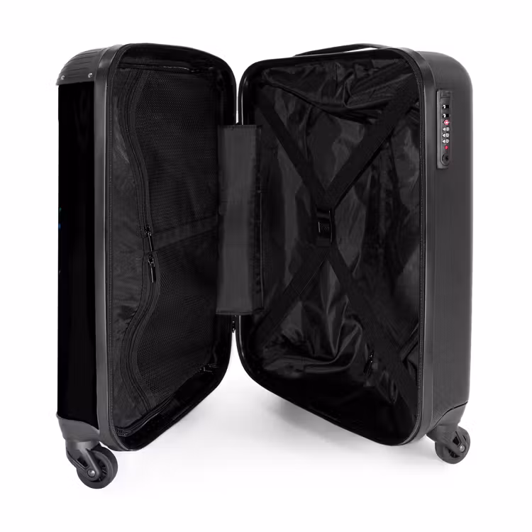 Suitcase - Bull with coat and sunglasses — 3