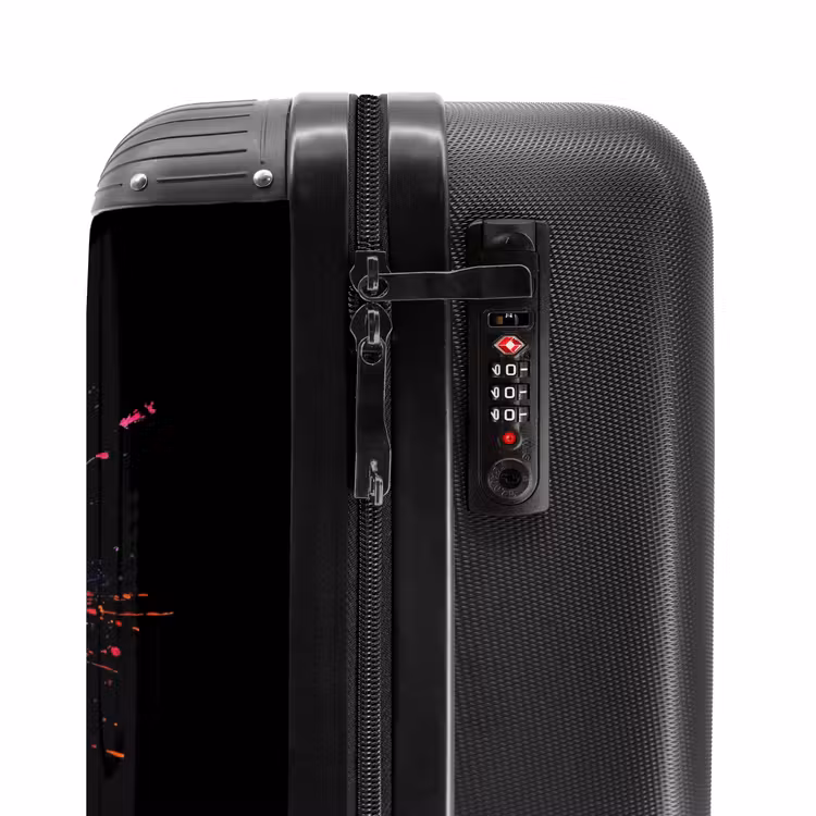 Suitcase - Dolphin with colorful graffiti — 5