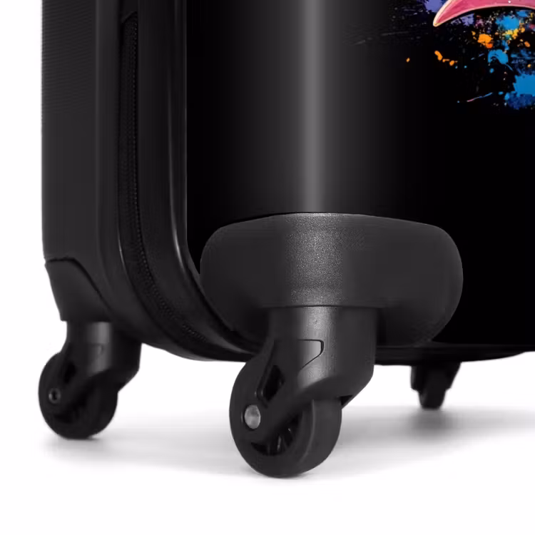 Suitcase - Dolphin with colorful graffiti — 6
