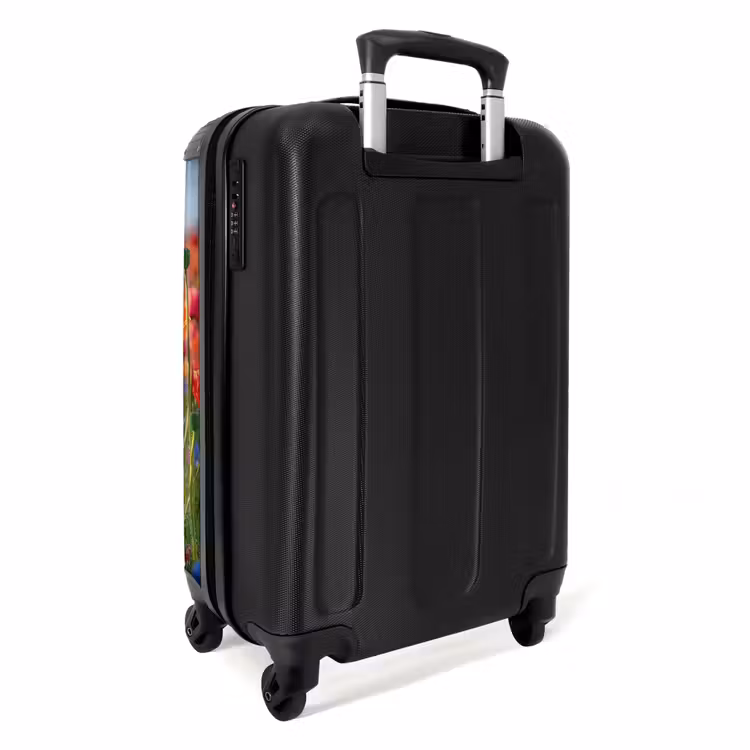 Suitcase - Field of colorful poppies — 2