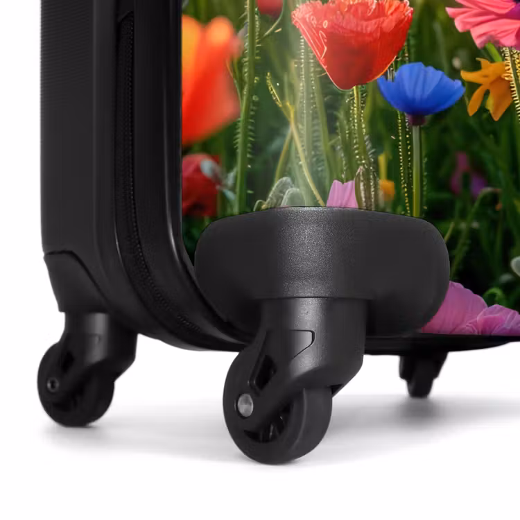 Suitcase - Field of colorful poppies — 6