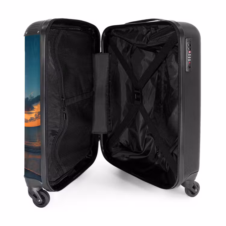 Suitcase - Palm tree at sunset — 3