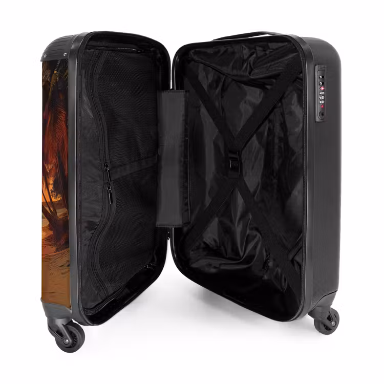Suitcase - Palm trees on a beach — 3