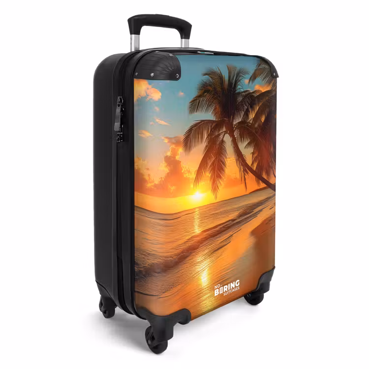 Suitcase - Palm trees on a beach — 4