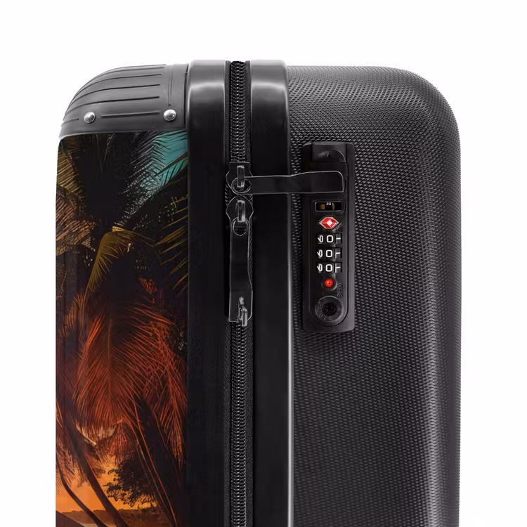 Suitcase - Palm trees on a beach — 5