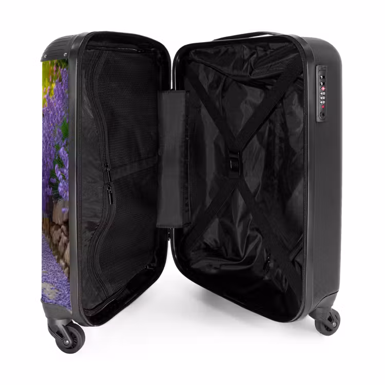 Suitcase - Path with purple lavender bushes — 3