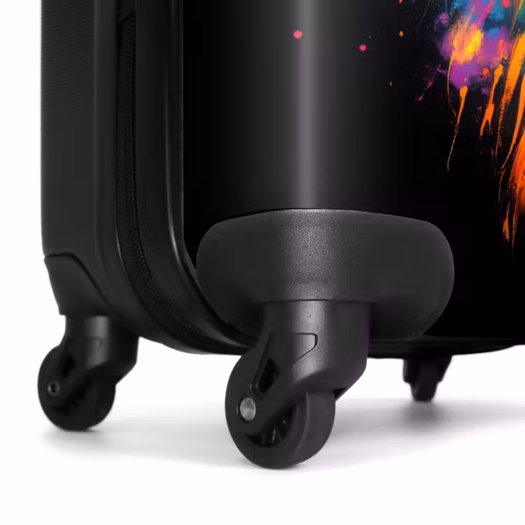 Suitcase - Rocket in space with graffiti — 6