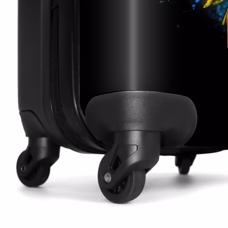 Suitcase - Toucan with tropical leaves — 6