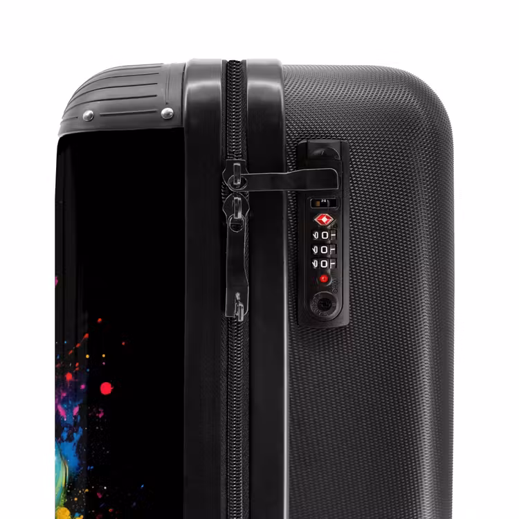 Suitcase - Unicorn with colorful graffiti — 5