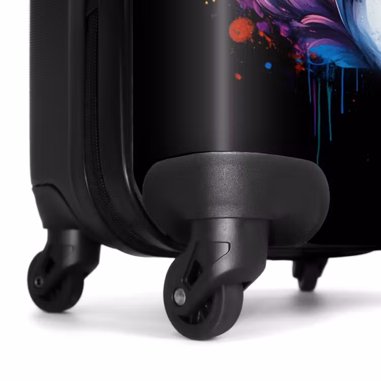 Suitcase - Unicorn with colorful graffiti — 6