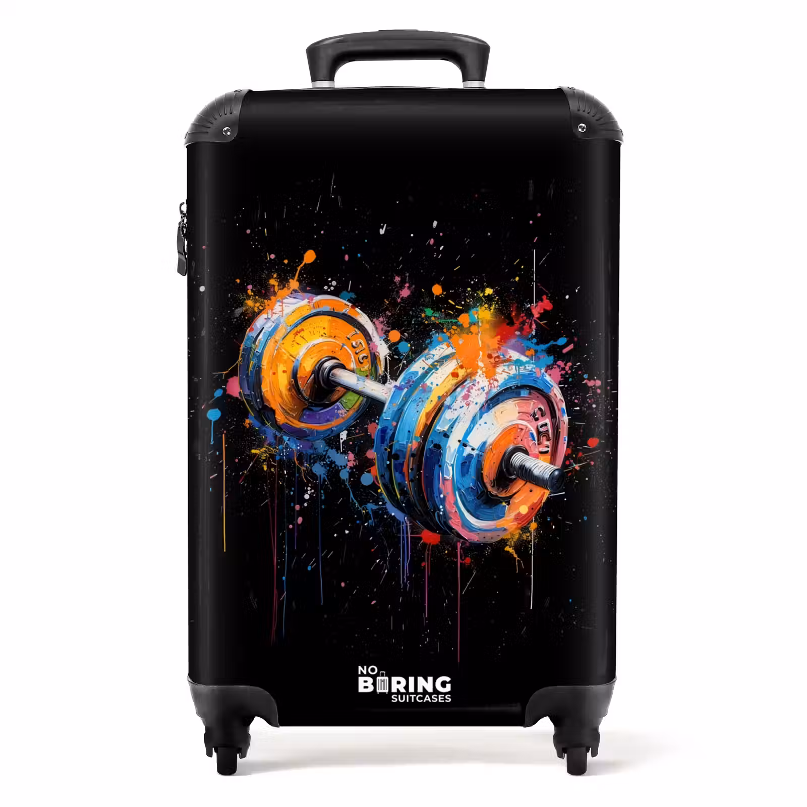 Suitcase - Dumbbell with graffiti — 1