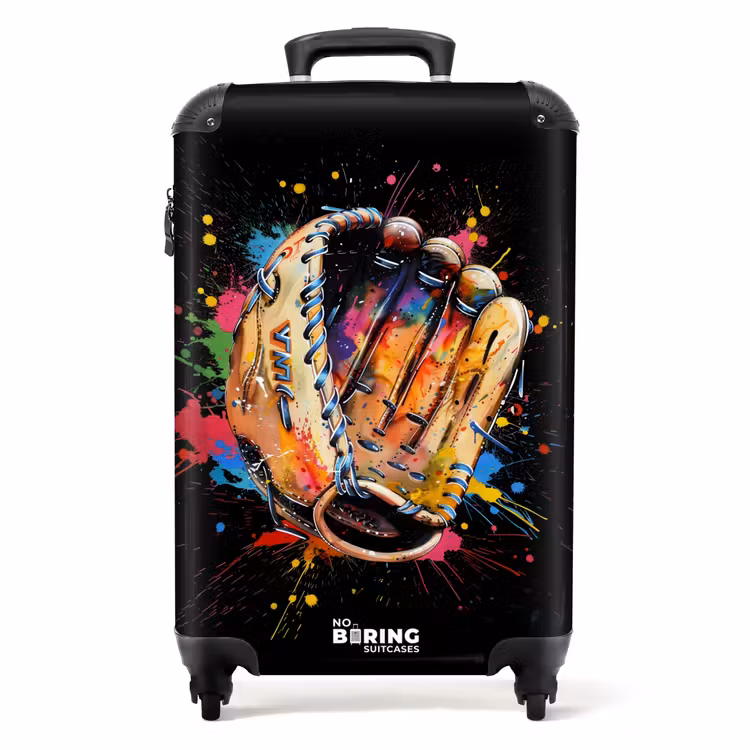 Suitcase - Baseball glove with graffiti — 1