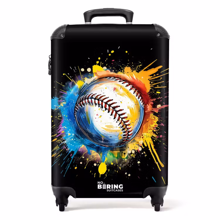 Suitcase - Baseball with graffiti — 1