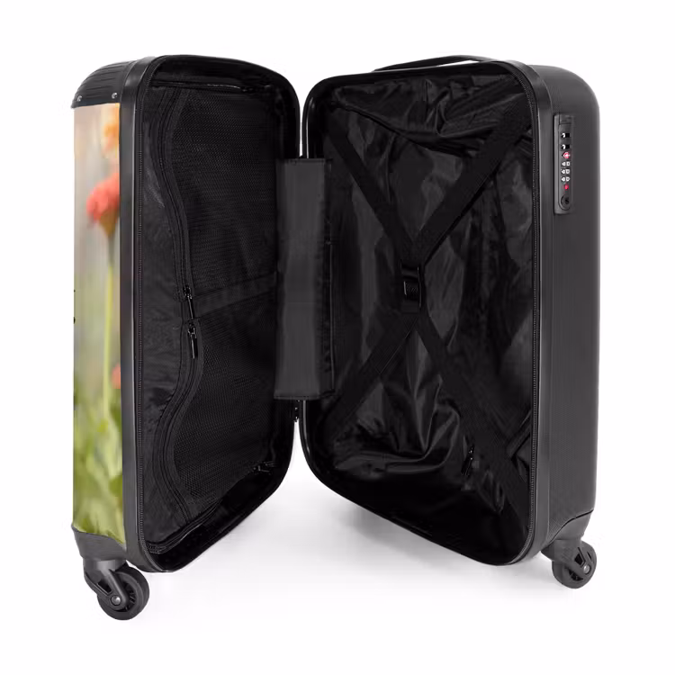 Suitcase - Butterfly on a flower — 3