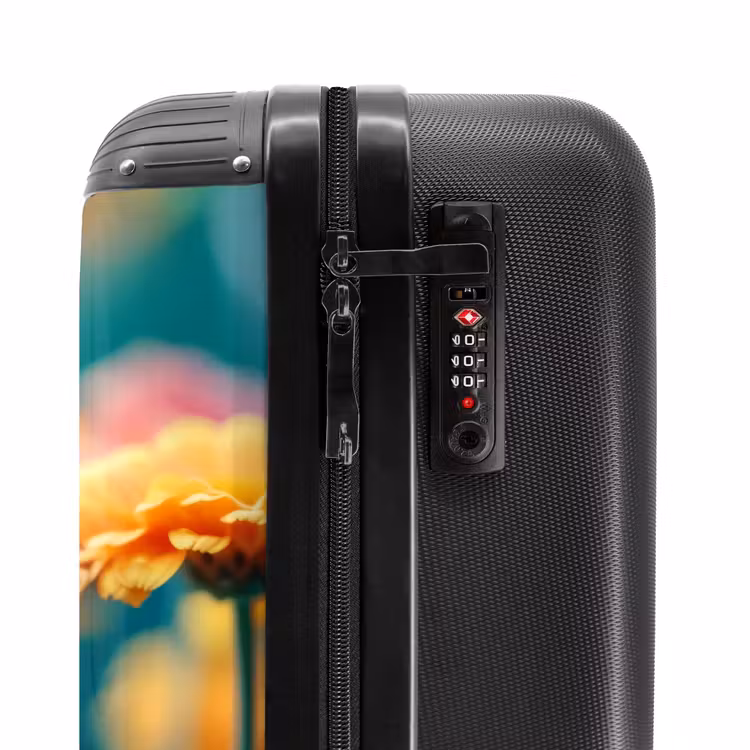 Suitcase - Colorful gerbera flowers — 5