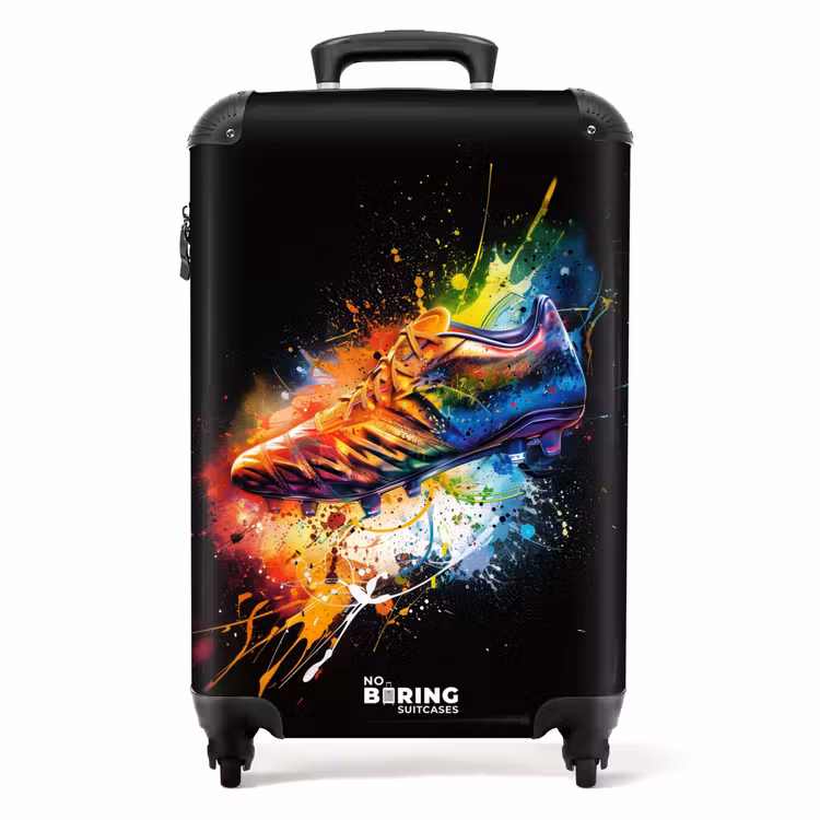 Suitcase - Colorful soccer shoe — 1