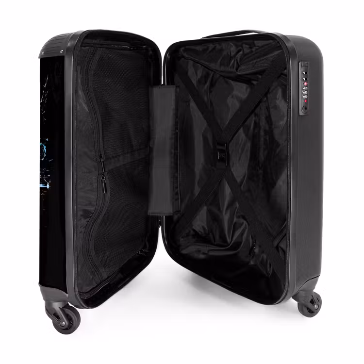 Suitcase - Colorful surfboard with flowers — 3
