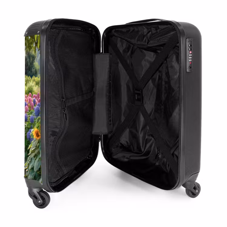 Suitcase - Garden path with flowers — 3