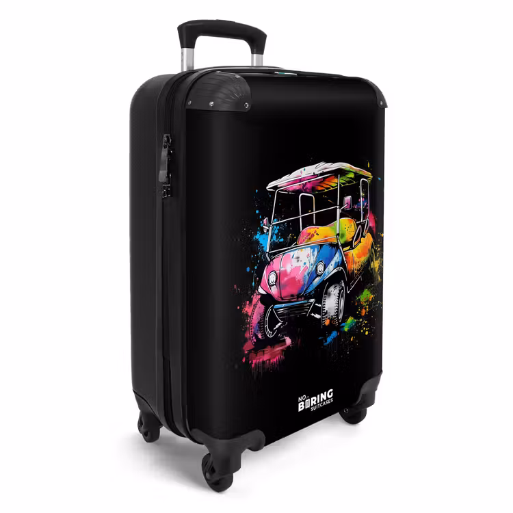 Suitcase - Golf cart with graffiti — 4