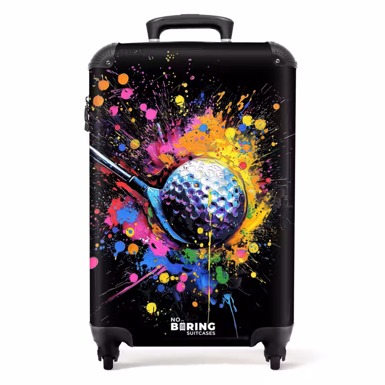 Suitcase - Golf with graffiti — 1