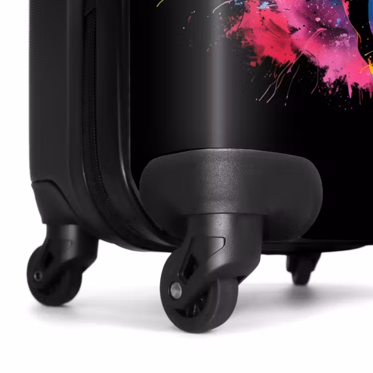 Suitcase - Horseback riding with bright colors — 6