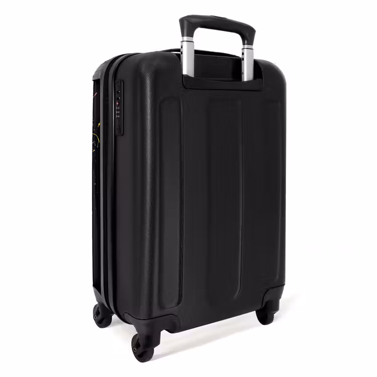 Suitcase - Pink soccer with graffiti — 2
