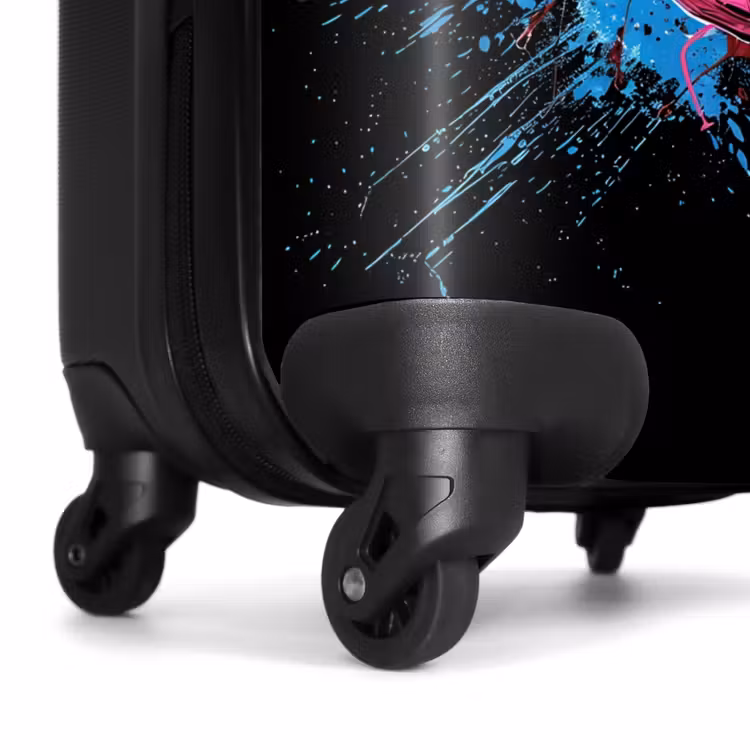 Suitcase - Pink soccer with graffiti — 6