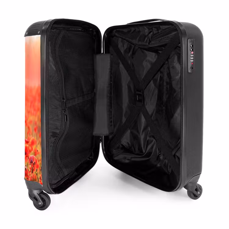 Suitcase - Poppies at sunset — 3