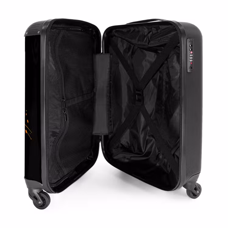 Suitcase - Rugby ball with colorful graffiti — 3
