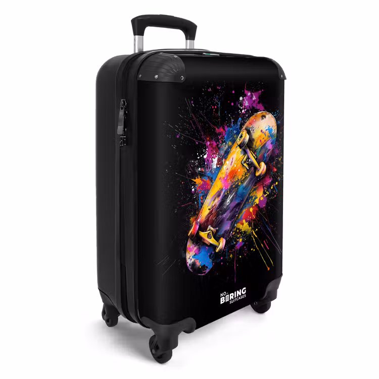 Suitcase - Skateboard with graffiti — 4