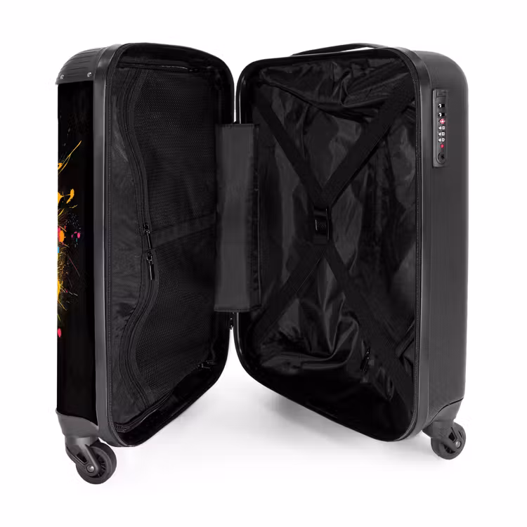 Suitcase - Soccer with colorful graffiti — 3