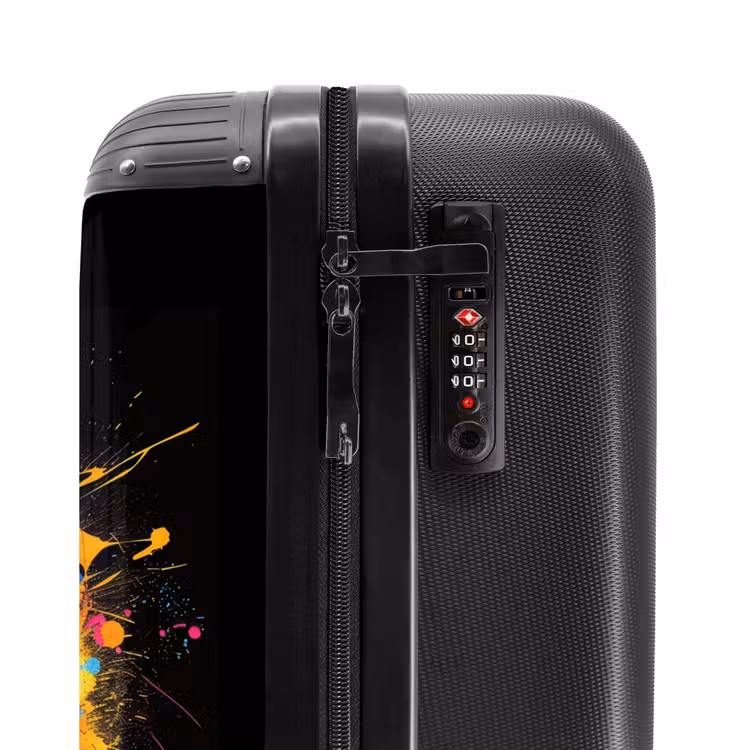 Suitcase - Soccer with colorful graffiti — 5