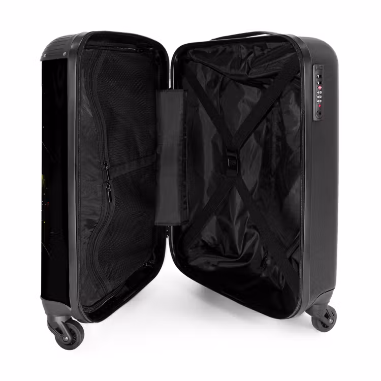 Suitcase - Tennis ball with graffiti — 3