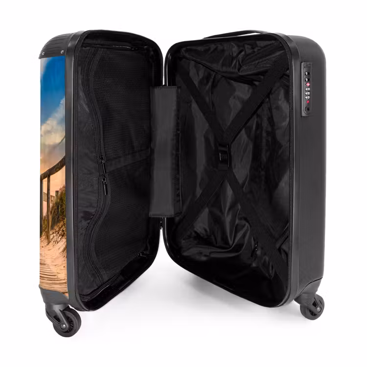 Suitcase - Beach path at sunset — 3
