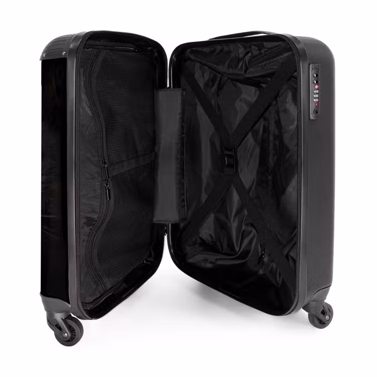 Suitcase - Black cat with bright eyes — 3