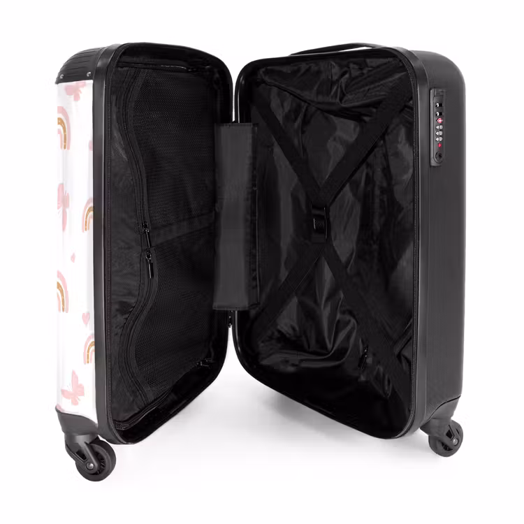 Suitcase - Butterflies and rainbows — 3
