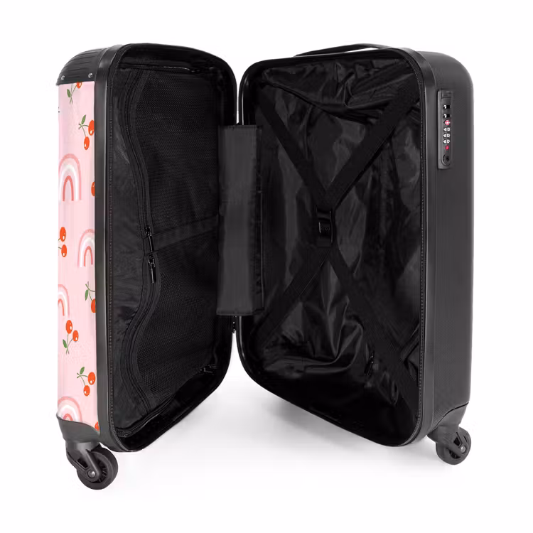 Suitcase - Cherry and rainbow pattern — 3