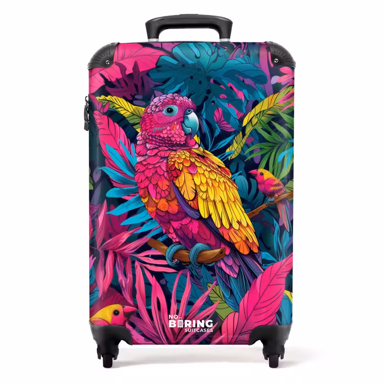 Suitcase - Colorful parrot — 1