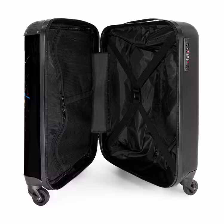 Suitcase - Dartboard with graffiti — 3