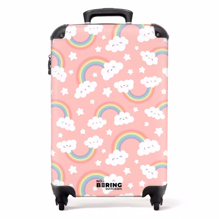 Suitcase - Dreamy rainbow sky — 1