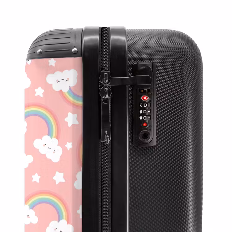Suitcase - Dreamy rainbow sky — 5