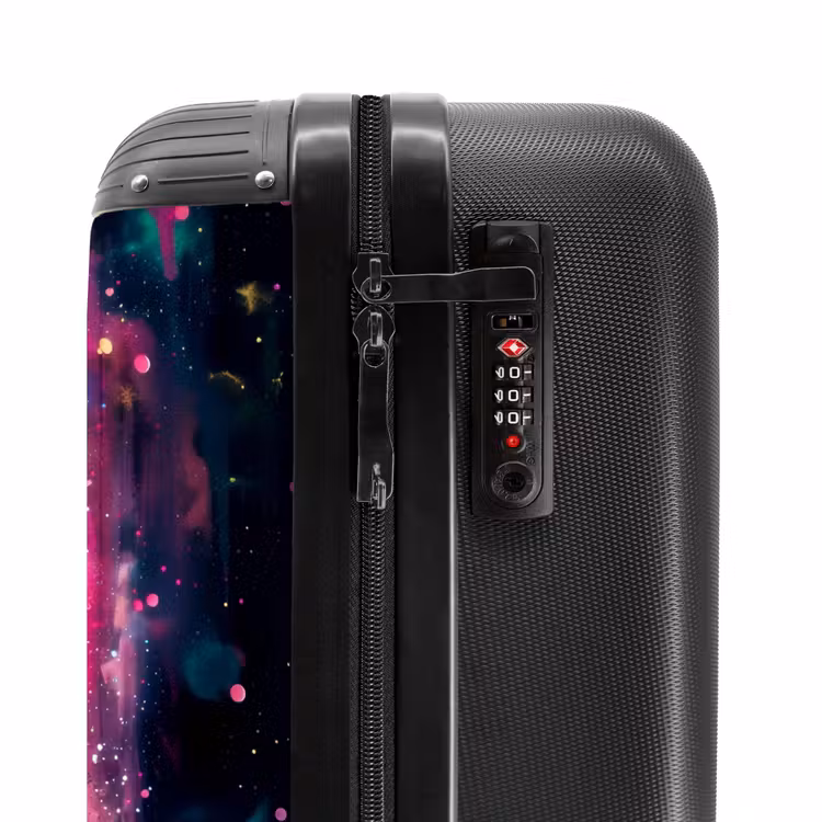 Suitcase - Lion of paint splatters — 5