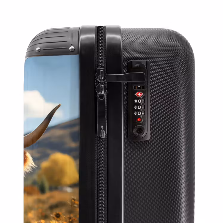 Suitcase - Scottish highlander in pasture — 5