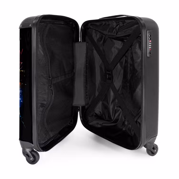 Suitcase - Snowboarder with graffiti — 3